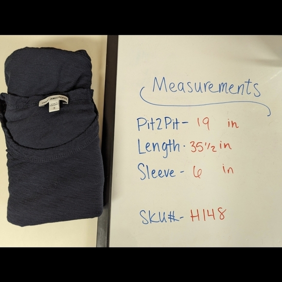 Standard JAMES PERSE sz. 3/L Dress Midi Tee Shirt Slub Knit Dress Cotton Modal - Picture 7 of 7